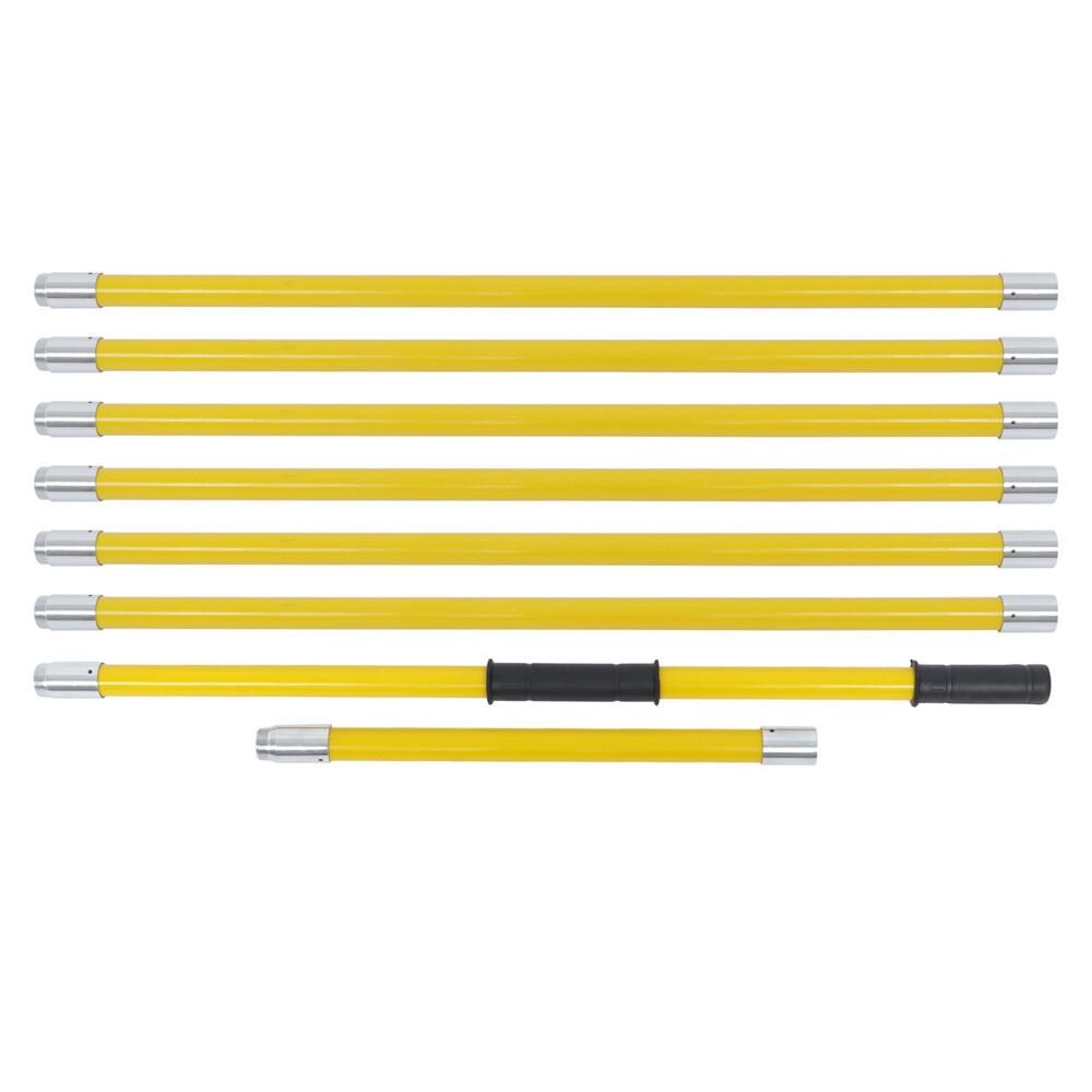 27 Feet Tree Pole Pruner Manual Branches Trimmer Tree Branch Garden Tools Yellow