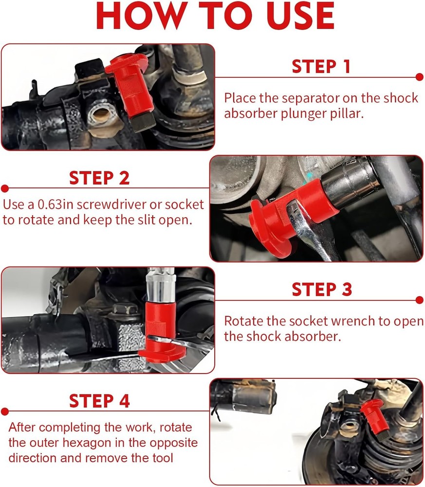 3Pcs Strut Spreader Tool, Universal Suspension Knuckle Spreader...