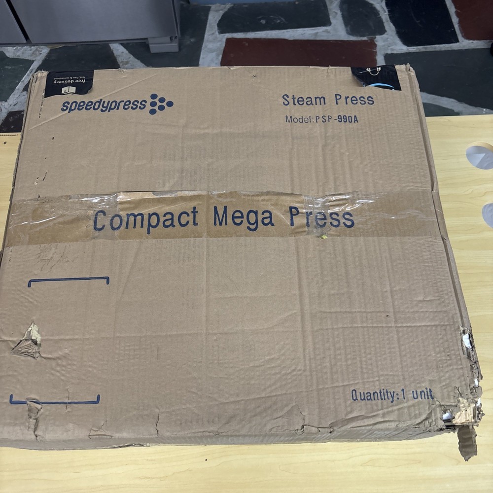 Compact Ironing Steam Press - Includes FREE EXTRA COVER & FOAM!