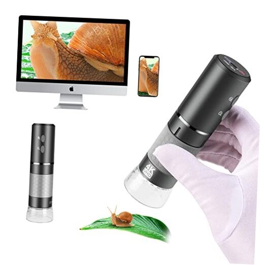 4K WiFi Digital Microscope Camera for iPhone Android Phone and WiFi Microscope