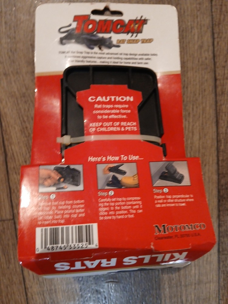 Tomcat Rat Snap Trap - Reusable, 1-Pack