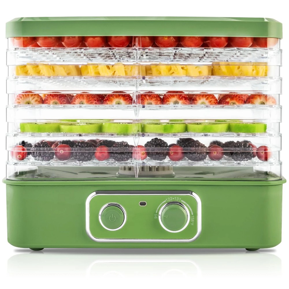 Food Dehydrator BPA-Free Stackable Tray Adjustable Temperature