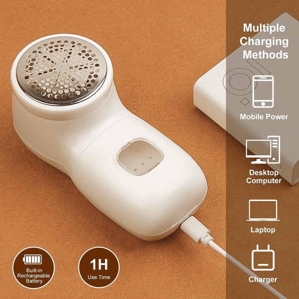 Fabric Shaver Lint Remover Sweater Shavers to Remove Small, White