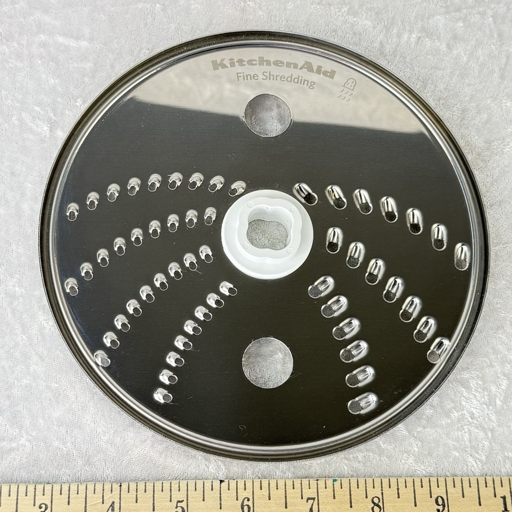 KitchenAid KFP1333 Shredding Disc OEM Stainless Fine/Medium Replacement Disc 10