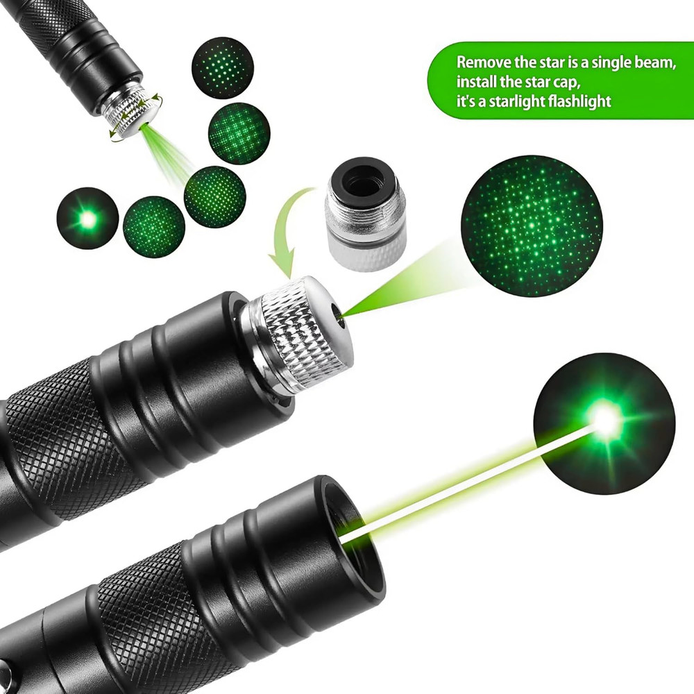 Green USB Rechargeable Presentation Pointer – Perfect for Presentations, Classro