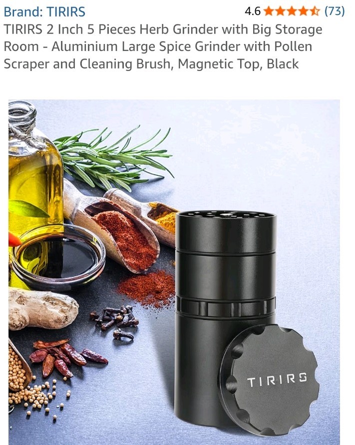 Tiriro Deluxe 5-piece Herb Grinder