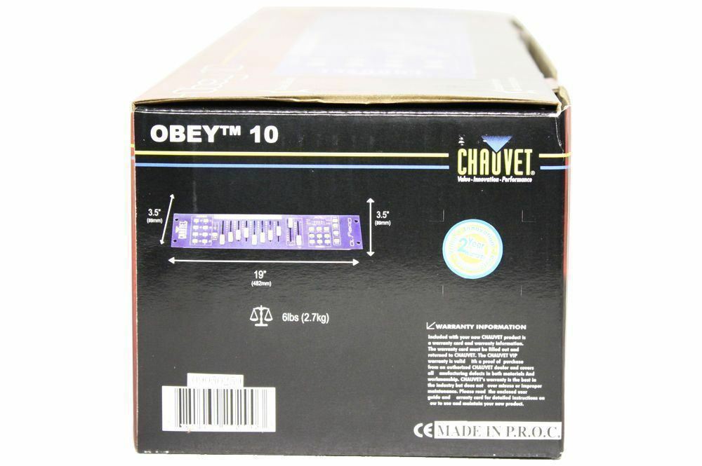 Chauvet DJ OBEY10 Wireless DJ DMX Light Lighting Controller+Receiver+Transmitter