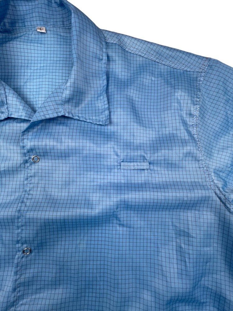 ESD (Electro Static Dissipating) Light Blue Smock Size LARGE