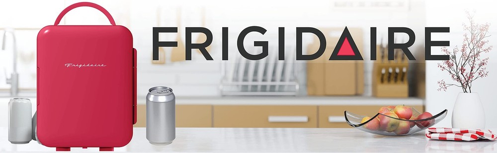 Frigidaire Curtis Retro Mini Compact Beverage Refrigerator For Keeping Office