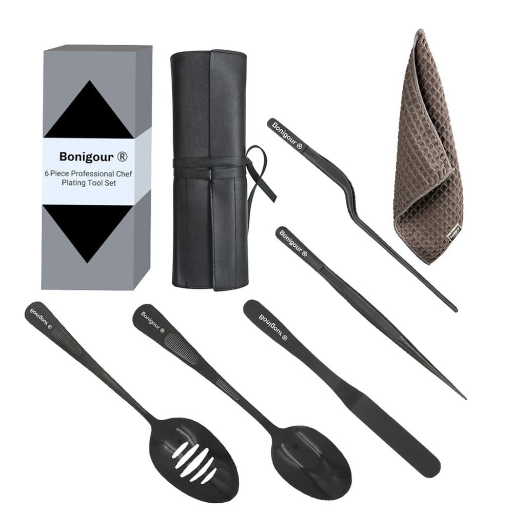 Plating Tool Culinary Set, 6 Piece Professional Chef Plating Tools Kit, Chef ...
