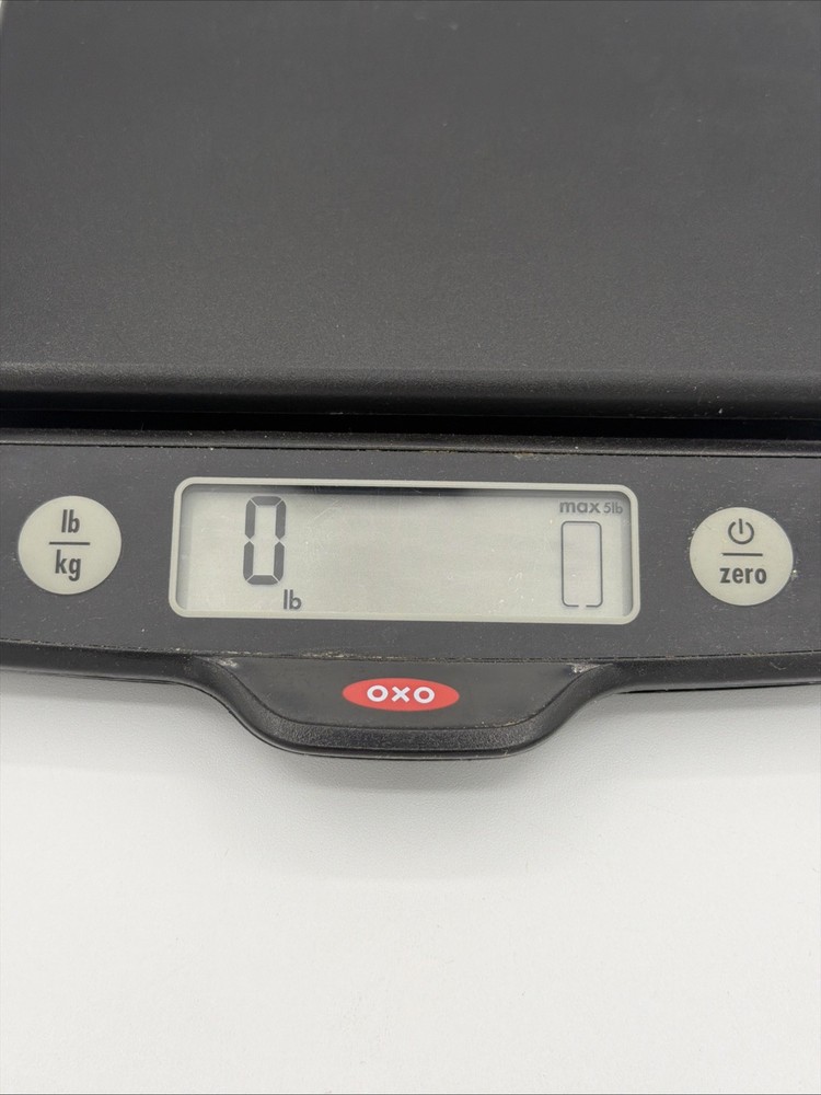 OXO Good Grips 5lb Digital Food Scale, Black, Pull-Out Display