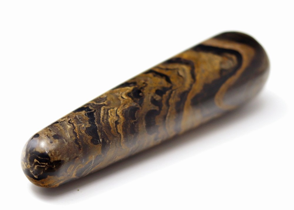 Polished Stromatolite Massage Wand (MSC611)