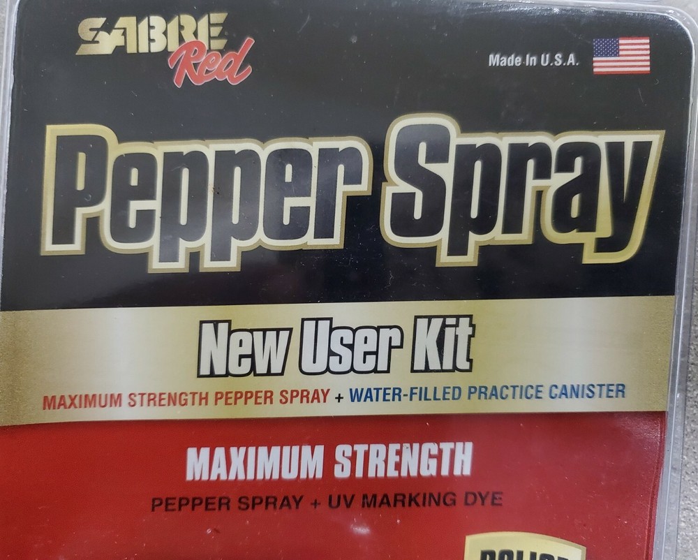 Sabre Red Pepper Spray User Kit Black