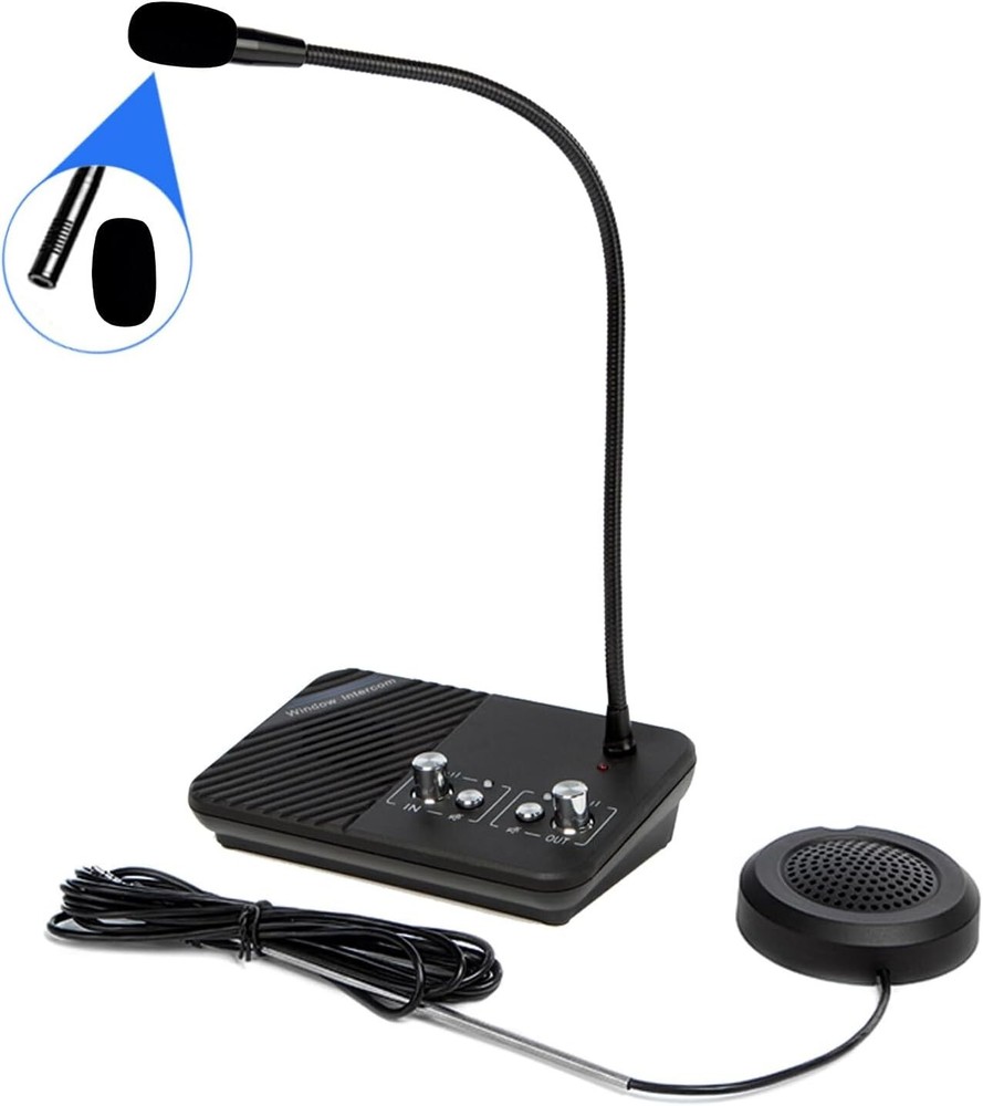 Window Speaker Intercom System, Window Intercom, Anti-Interference Dual Way
