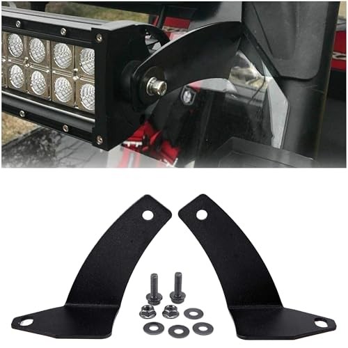 42" LED Light Bar Upper Windshield Mounting Brackets Kit,Under-Roof Upper