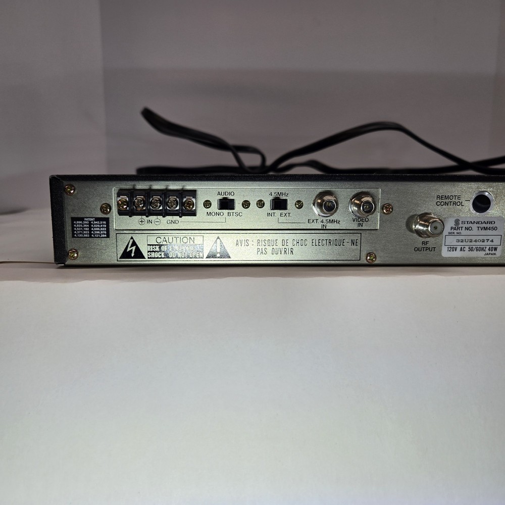 Standard TVM 450 CMA60 Monaural Audio Module Powers On Untested
