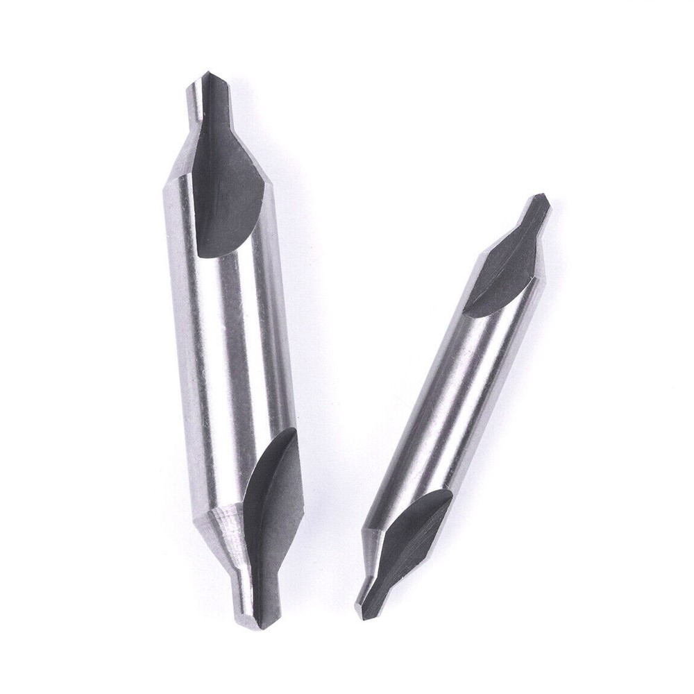 5pcs 1mm-5mm Center Drill Countersink Set 60° Angle Bits HSS Lathe Mill Press