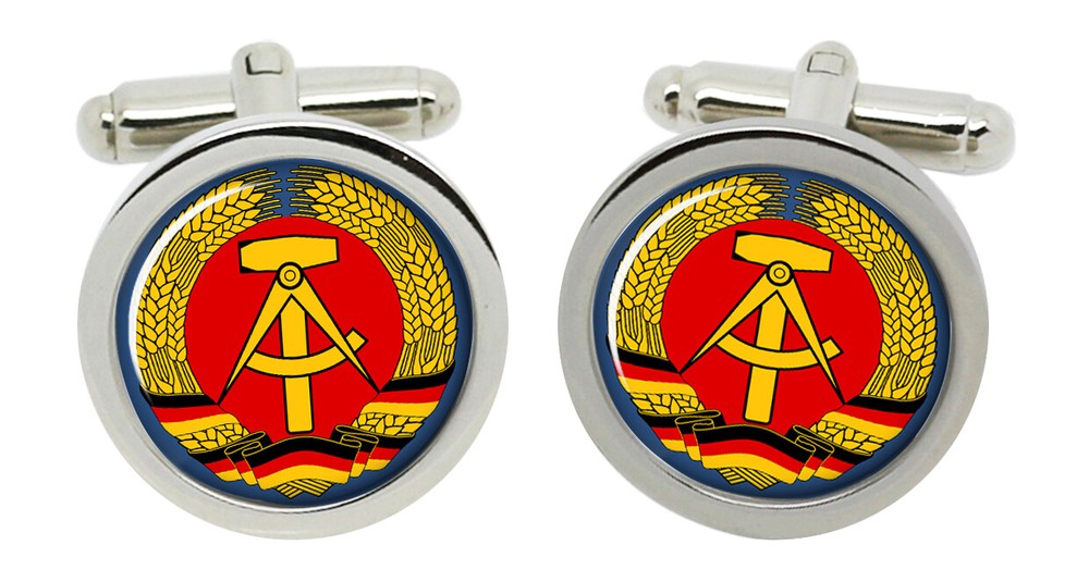 East Germany Round Cufflinks in Box