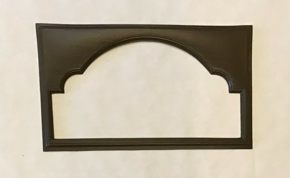 4 Amarr Cathedral Replacement Insert for Short Panel Amar Garage Door Dark Brown