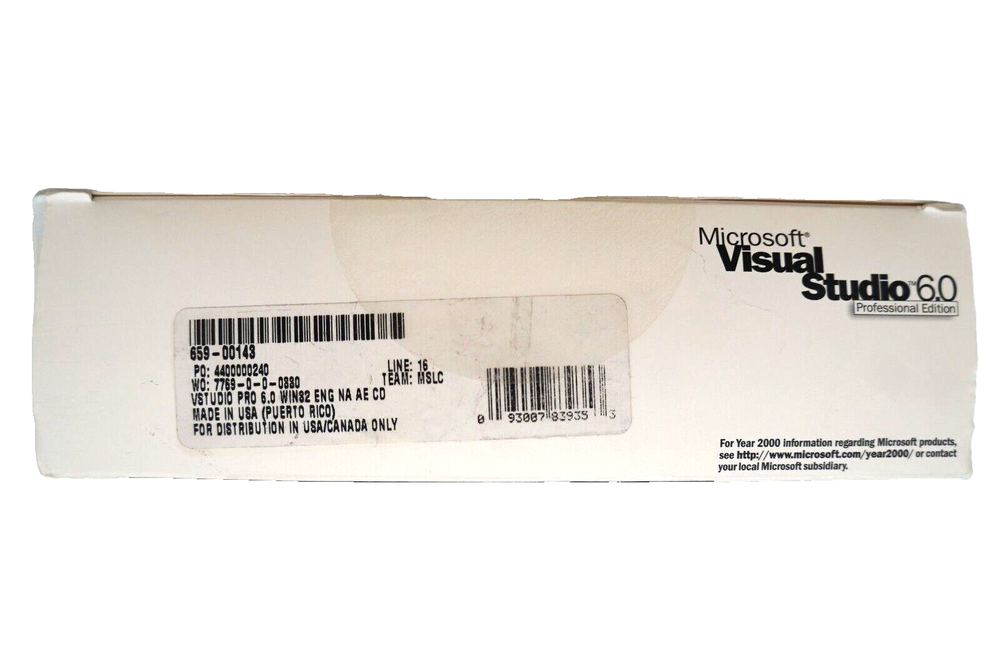 NEW Microsoft Visual Studio Professional 6.0 PRO FULL VERSION Windows 11 BASIC