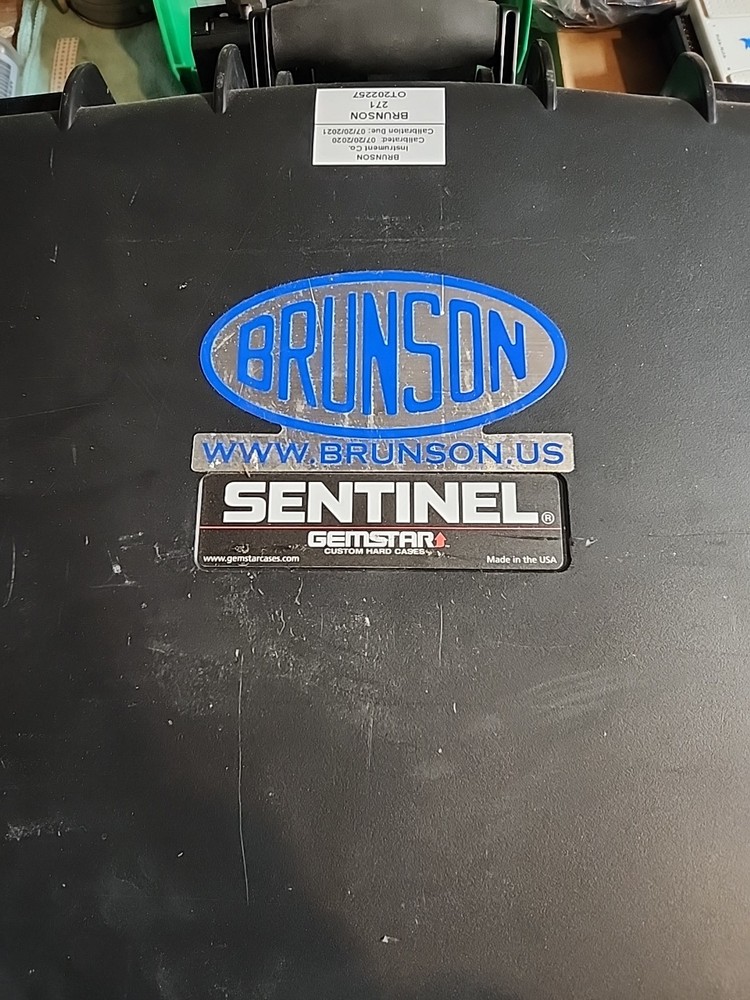 BRUNSON SENTINEL MODEL 271 OT202257 OPTICAL TOOLING COLLIMATOR