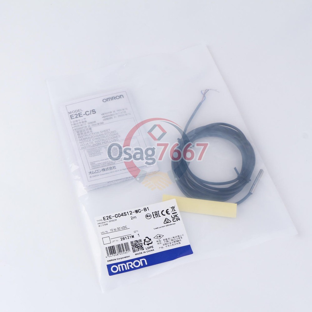ONE OMRON Proximity Switch E2E-C04S12-WC-B1 10-30VDC