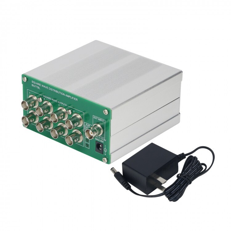 BNC/SMA Port Frequency Divider Square Wave Distributor Amplifier with 8Ch Output