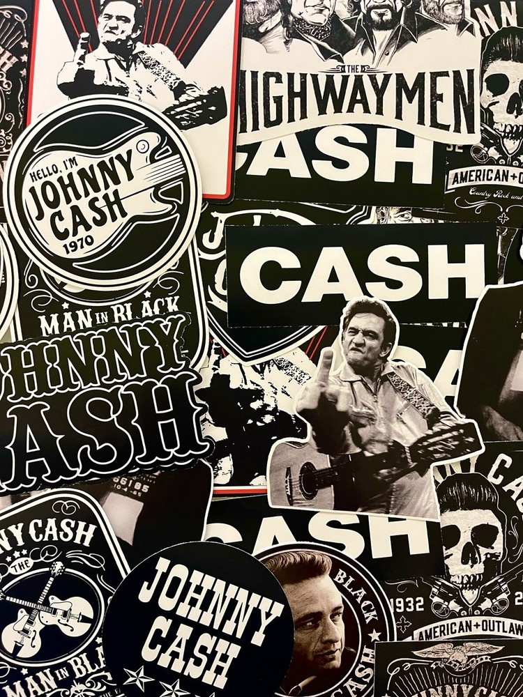 Johnny Cash Sticker Pack