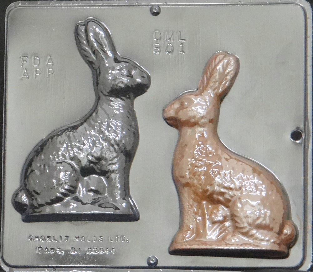 6" Bunny Assembly Chocolate Candy Mold Easter  801 NEW