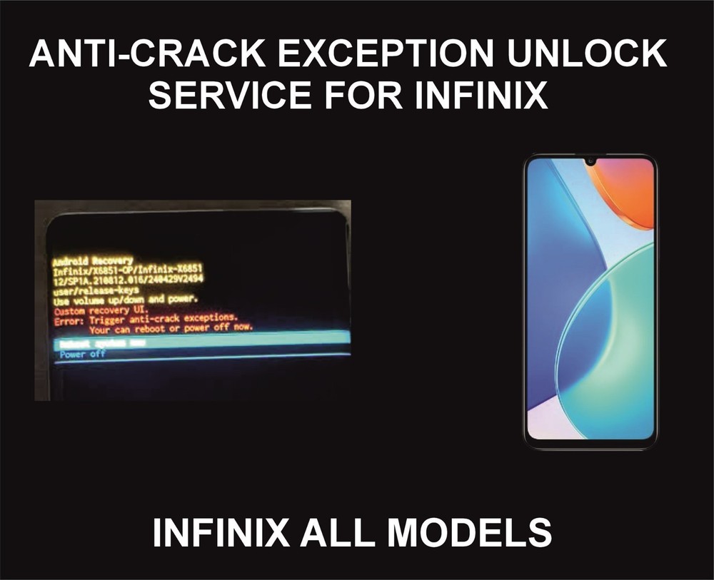 Anti Crack Exception Remove, For Infinix, All Infinix Models