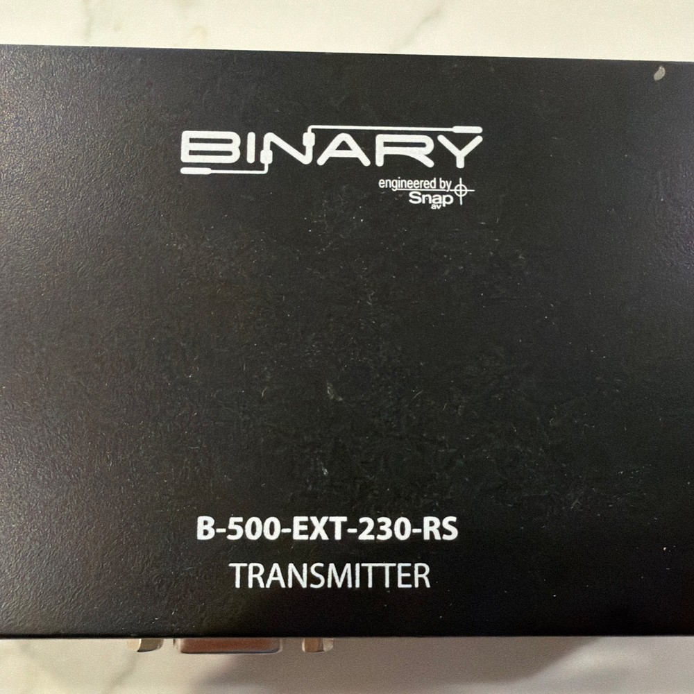 BINARY TRANSMITTER B-500-EXT-230-RS - NO POWER SUPPLY INCLUDED