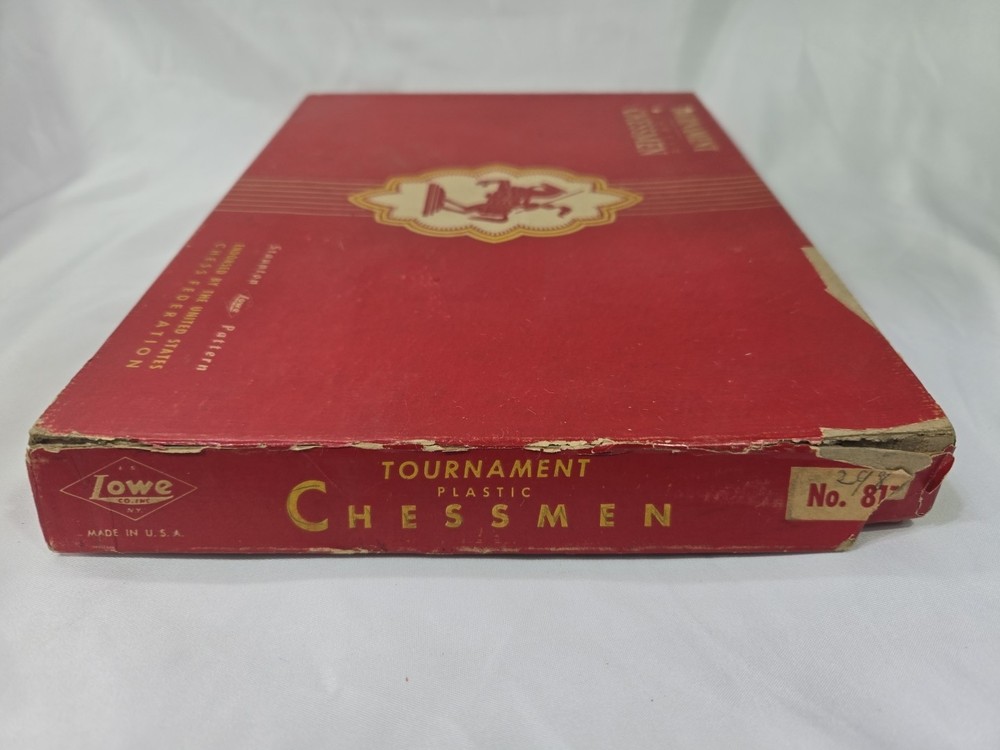 Tournament Plastic Chessman By E.S. Lowe Co.