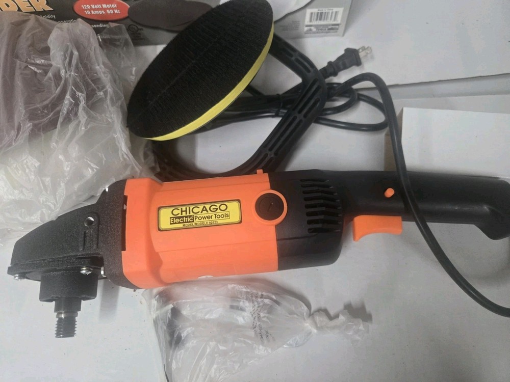 Chicago Electric Power Tool 7" Variable Speed Polisher/Sander