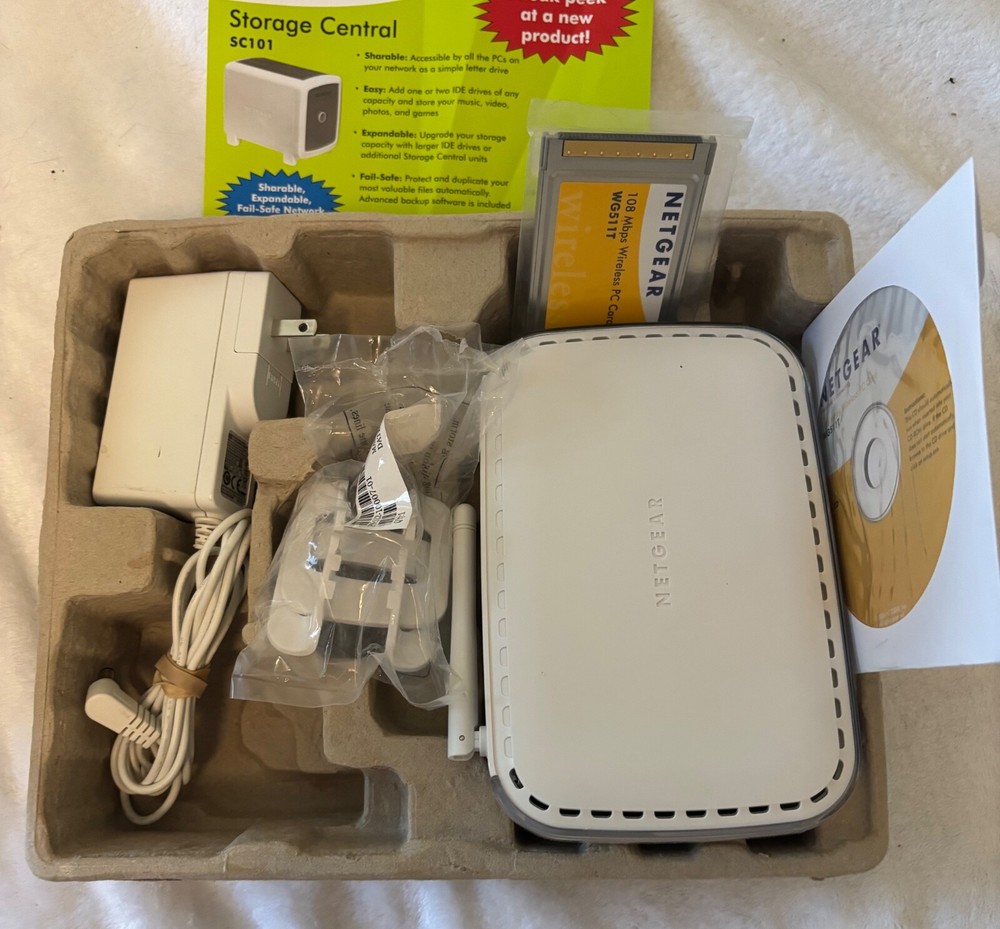 Netgear 108 mbps Wireless Router & PC Card Bundle