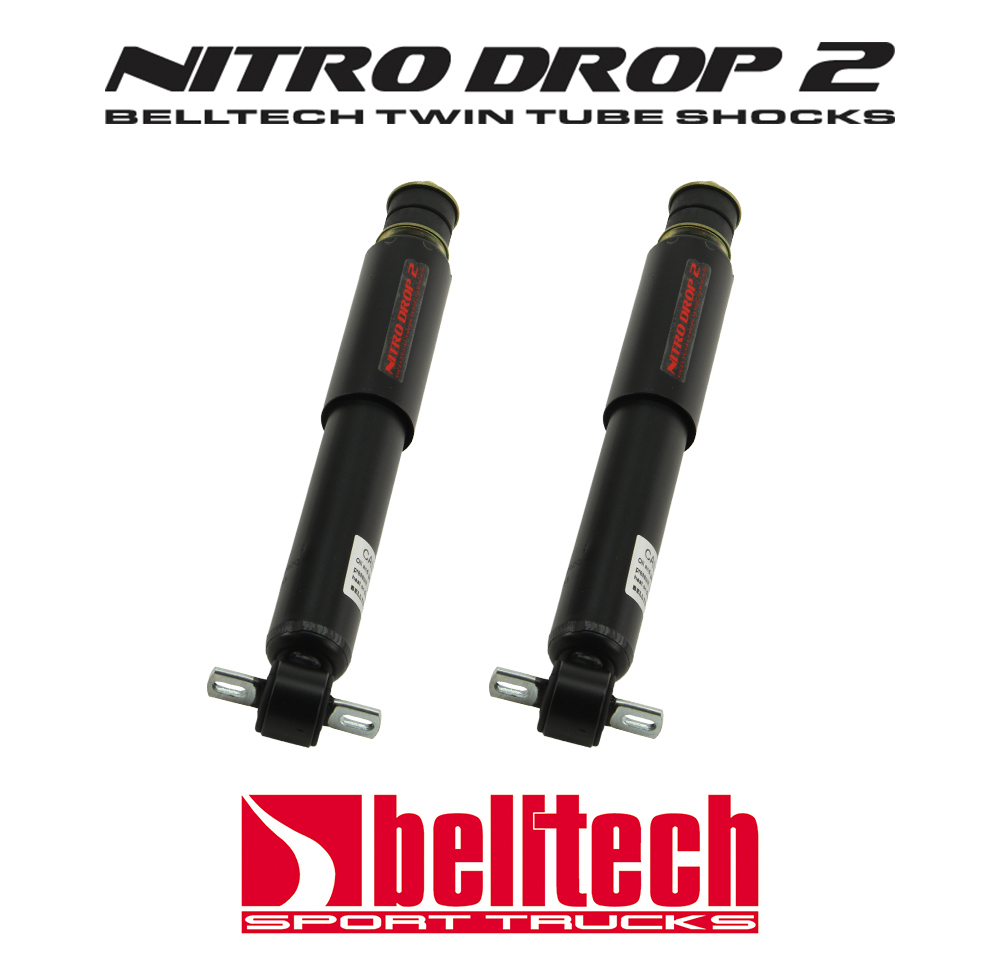 02-06 Dodge Ram 2WD Nitro Drop 2 Front Shocks 1" - 3" Drop (Pair) Belltech