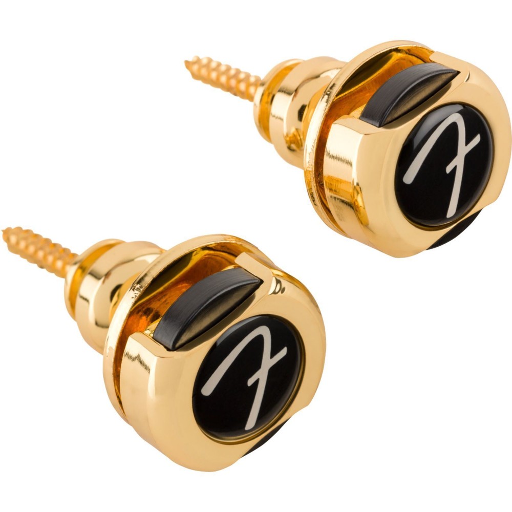 Fender Infinity Guitar Strap Locks and Buttons, Gold