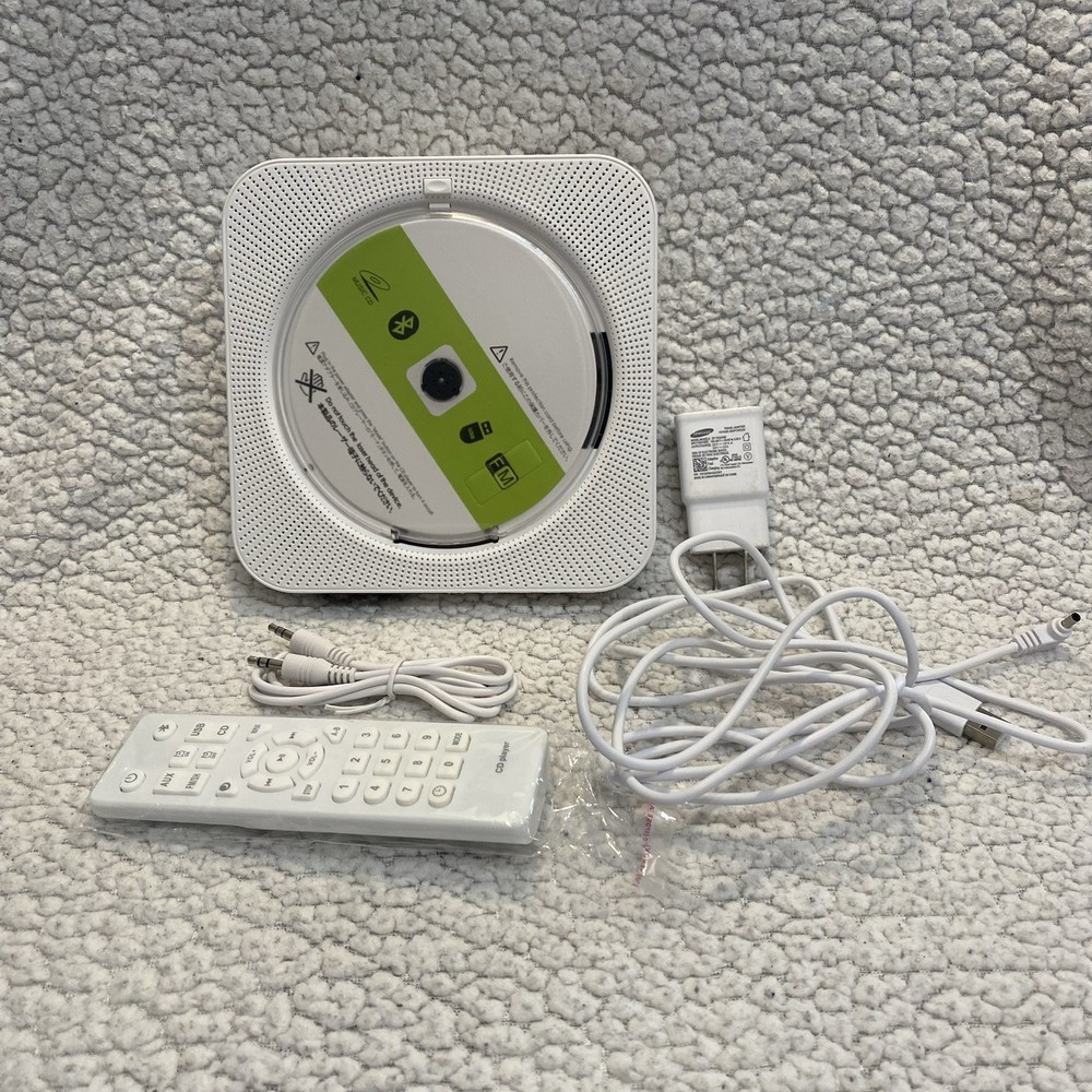 KC-718 Bluetooth CD Player w/ Remote USB AUX - Not Tested