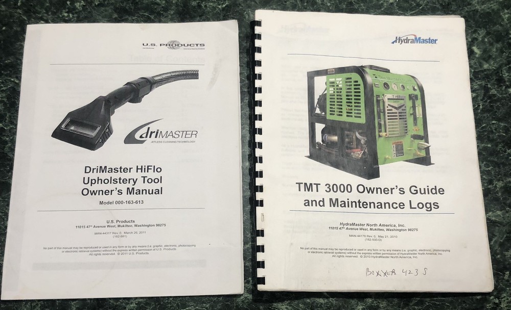 Carpet cleaning van with hydromaster 318