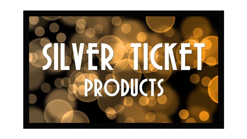 STR-16992-S Silver Ticket 92" Fixed Frame 16:9 Projector Screen Silver Material
