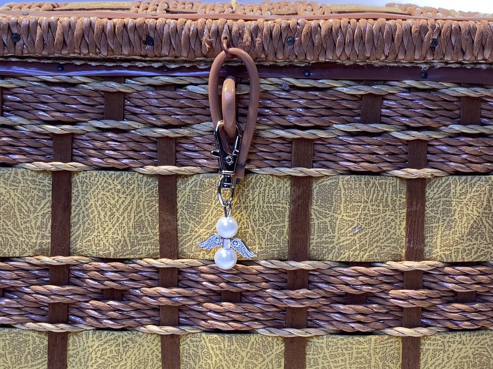 Large Wicker Sewing Basket Notions Keepsake Kit