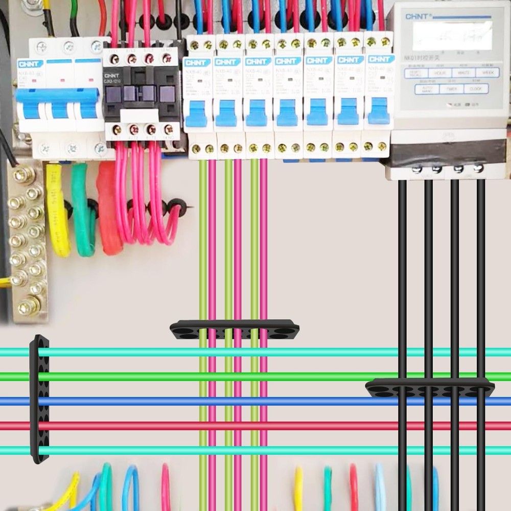 20Pack Cable Chase-Wire Bracket, Cable Support Wire Holder Bracket for NMB El...
