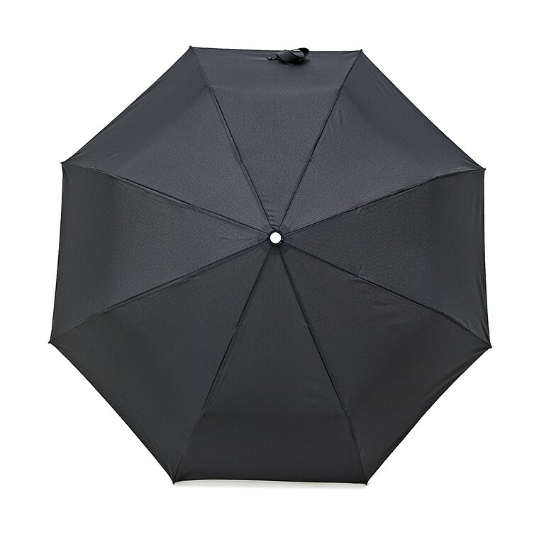 Windproof Auto Open Close Folding Umbrella - umbrella with Stylish Handle Black