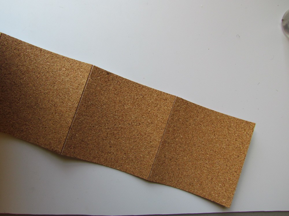 250 Self Adhesive Backed Cork for Coasters -4" x 4" Square