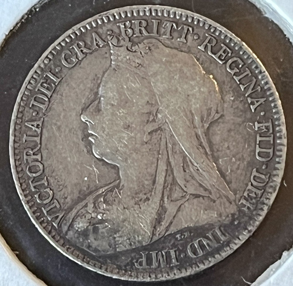 1897 Great Britain 6 Pence  Silver