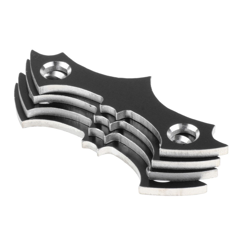 4pcs Skateboard Deck Protective Gasket Longboard Mounting Anti-sinking Black