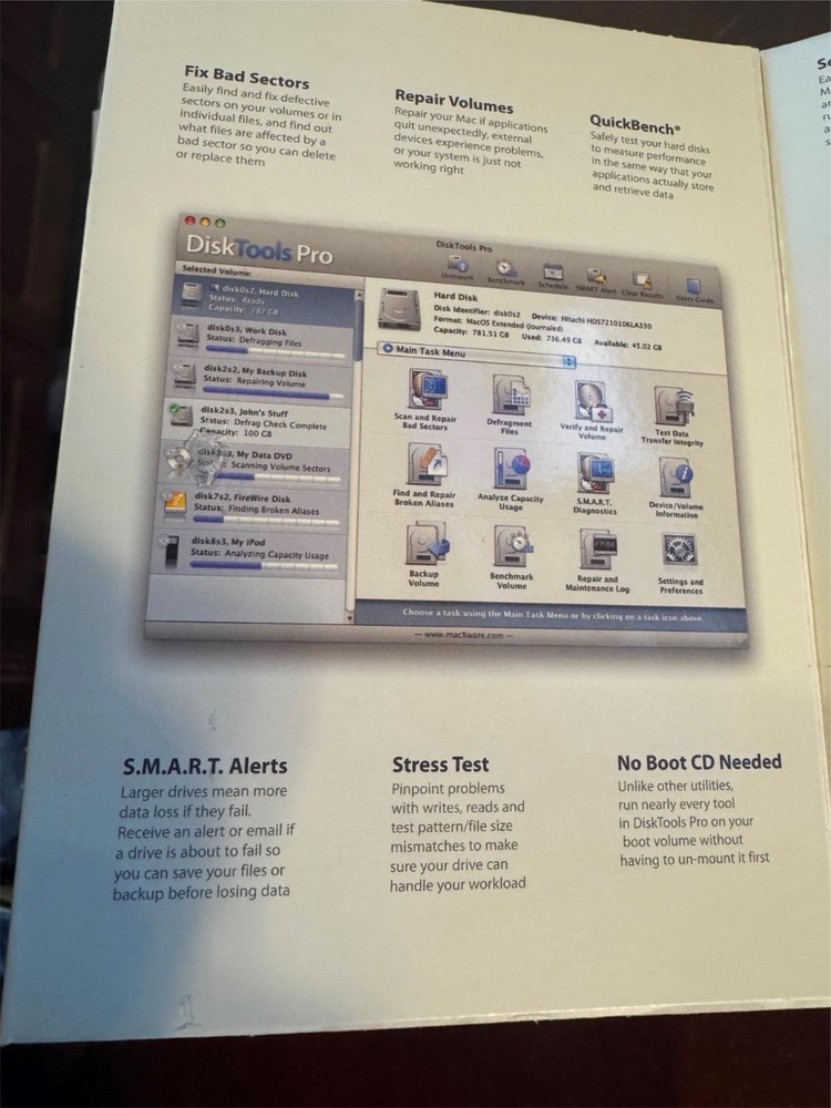 macware DiskTools Pro Vintage Utility Software