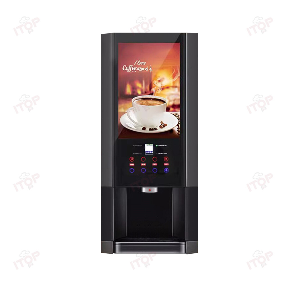 110V/220V Commercial Coffee Machine Multi-Function Hot Cold Instant Coffee Maker