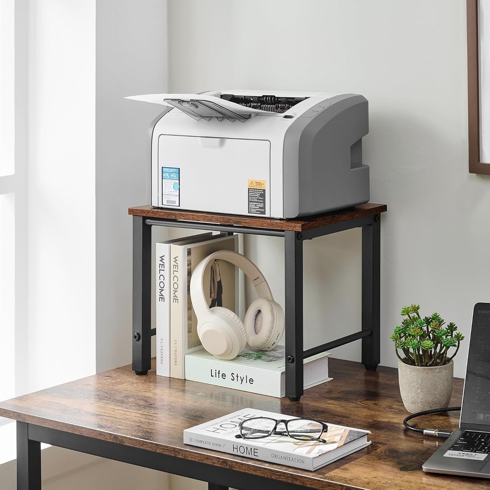Printer Stand-Desktop Shelf Storage Organizer Printers,Small End Table Book