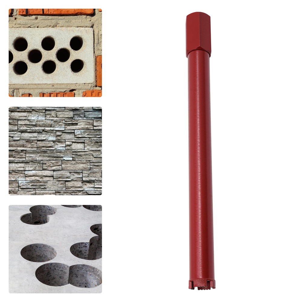 38x470mm Red Wet Core Drill Bit Diamond Core Drill Core Bits For Concrete