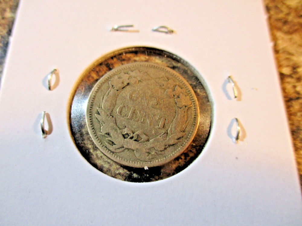 1858 FLYING EAGLE CENT FINE XXT